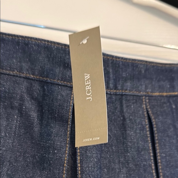 J. Crew Blue Skorts with Pleated Design - Picture 2 of 4